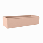 Mondiaz FOGE wastafelonderkast - 100x41x25cm - 1 lade - uitsparing midden - softclose - Rosee SW1015301