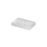 INK Unlimited wastafel - 70x45x11cm - 1 wasbak - 1 kraangat - porselein wit glans SB0202031