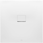Villeroy & Boch Squaro infinity kunststof douchebak quaryl vierkant - 90x90x4cm - Stone White (mat wit) SW228350