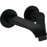 Hansgrohe VIVENIS Afbouwdeel - voor inbouw 2-gats wastafelkraan - voorsprong 19.5cm - mat zwart SW642486