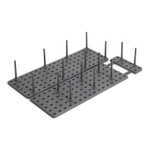 Umbra Peggy organiseur de tiroir 55x15x10cm Polystyrène Charbon SW719956