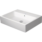 Duravit Vero air Wastafel - geslepen - zonder kraangat - met overloop - 60x47cm - inclusief bevestiging - wit SW156994