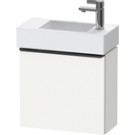 Duravit D-Neo wastafelonderkast 48.4x44x22.2cm Linksdraaiend 1 deur wit Mat SW640643