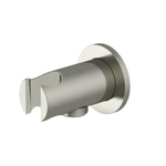 Hotbath Archie Support mural - sortie - adapté au support de douchette - Acier inoxydable SW230354