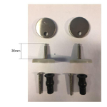Xellanz Kit de fixation pour Metro-Amor long abattant inox SW373845