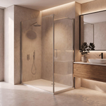 Fortifura Galeria Douchecabine - 70x180x200 - profiel veiligheidsglas - antikalk - chroom SW1446155