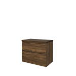 Proline top ensemble meuble 80x46x63.2cm meuble a symétrique chêne cabana et plaque de recouvrement chêne cabana SW350481