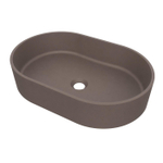 Arcqua Case Opbouw Waskom - ovaal - 55x36cm - mat mokka SW1584231