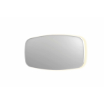 INK SP30 spiegel - 160x4x80cm contour in stalen kader incl indir LED - verwarming - color changing - dimbaar en schakelaar - mat wit SW955998
