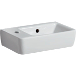 Geberit Renova Compact lave-mains compact avec trou de robinet à gauche avec trop-plein 40x25x15cm blanc SW417264