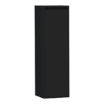 BRAUER Adore badkamerkast - 120x35x35cm - met 1 deur greeploos linksdraaiend mat zwart SW370854