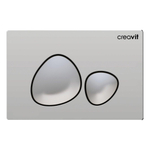 Creavit Plaque de commande - boutons de forme organique - chrome SW1172843