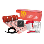Rosani by Magnum Tapis Kit de chauffage au sol électrique - 300 Watts - 2 m² - avec thermostat Wifi noir SW1233502