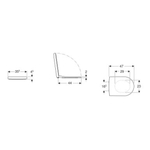 Geberit 300 Basic closetzitting met deksel topfix wit SW417579