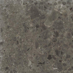 Terravito Mareno carreau mural et de sol - 60x60cm - 9.5mm - Carré - rectifié - Terrazzo - Noir mat SW522591