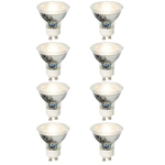 Luedd Lampe LED - ensemble de 8 - GU10 - 4W - 3000K - 310LM - dimmable SW1211314