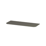INK Concept R Wastafelblad - 120x45x1.7cm - tbv afgeronde onderkast - MDF lak - Mat beton groen SW1406207