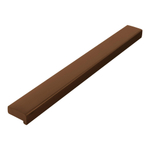 BRAUER Poignée de meuble en applique - 12.8cm - modèle A - matériau inox - cuivre brossé SW1203265