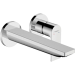 Hansgrohe Rebris e 1 greeps wastafelkraan - inbouw - wandmontage - met uitloop 20 cm - hoogglans chroom SW796442