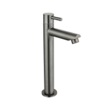 Fortifura Calvi Fonteinkraan - 23cm - verhoogd - opbouw - gunmetal (antraciet) SW1476848