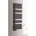 Rosani crest radiateur design 50x173cm avec raccordement central 743 watt graphite foncé mat SW460620