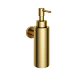 Hotbath Cobber zeepdispenser wandmodel geborsteld messing PVD SW230260