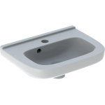 Geberit 300 basic lave-mains - 40x25x15cm - 1 trou de robinet - avec trop-plein - Keratect - blanc SW417720