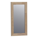 BRAUER natural wood Spiegel - 40x80cm - zonder verlichting - rechthoek - grey oak SW27892