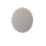 INK SP24 Miroir - 100x4x100cm - LED en bas et en haut changement de couleur - dimmable - Chauffage de miroir - rond - dans un cadre en acier - aluminium blanc mat SW693051