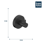 FugaFlow Arcas Toiletset - driedelig - mat zwart SW812064