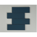 Equipe Cerámicas Kalma wandtegel - 6x18.6cm - Deep Blue mat (blauw) SW1159379