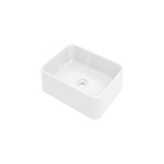 Proline top 3 lavabo à poser rectangulaire en porcelaine 48x37x13cm blanc brillant SW350527