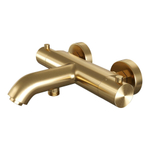 Brauer Gold Edition Robinet baignoire - bouton lisse - PVD - or brossé SW547618