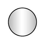 Best Design Goslar Nero miroir rond Ø 100 cm SW280000