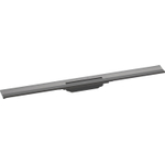 Hansgrohe RainDrain Flex douchegoot - 90cm - wandmontage - brushed black chrome (zwart) SW1590360