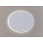 Thebalux M12 spiegel – ovaal – 140x90 cm – indirecte LED rondom – spiegelverwarming, dimbaar – Zilver SW1116520