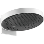 Hansgrohe Rainfinity PowderRain hoofddouche 360 3jet met douchearm 10-30° verticaal kantelbaar Ø36cm mat wit SW358868