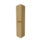 Saniclass Terra Hoge Kast - 170x35x40cm - afgeronde hoeken - 2 deuren - sandwood (licht eiken) SW1418394
