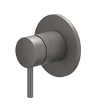 IVY Bond Élément de finition - pour mitigeur de douche encastré - - monocommande - rosace ronde - Metal black brossé PVD SW1030857