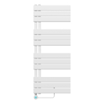 Belrad Radiateur porte-serviettes électrique raccordement gauche/comb - blanc 1200x500 SW1152678