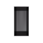 Hotbath &MORE Boîte encastrée ou niche encastrée 30x15x10cm sans cadre PVD noir brossé SW1246522