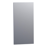 BRAUER Alu Miroir - 40x80cm - sans éclairage - rectangulaire - en aluminium SW76212