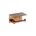 Fortifura Calvi toiletrolhouder - met plateau - PVD - geborsteld koper SW1183051