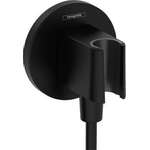Hansgrohe Fixfit s - handdouchehouder - inclusief muuraansluitbocht - mat zwart SW773905