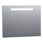 BRAUER Garnet spiegel – 90x70 cm – directe LED boven – Aluminium SW278171