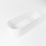 MONDIAZ NOBLE Baignoire autoportante - 180x75cm - talc SW491429