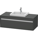 Duravit Ketho Meuble sous-lavabo 120x42.6x55cm graphite 0300569