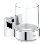 GROHE Start Cube Porte-gobelet - 9,5x10,6x7,2cm - avec verre - chromé SW878128