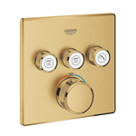GROHE Grohtherm smartcontrol couvercle de thermostat set 3 f cool sunrise brossé (or) SW482037
