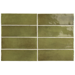 Equipe Ceramicas Premium Koko Carrelage mural - 15x5cm - 8mm - Vert SW1150797